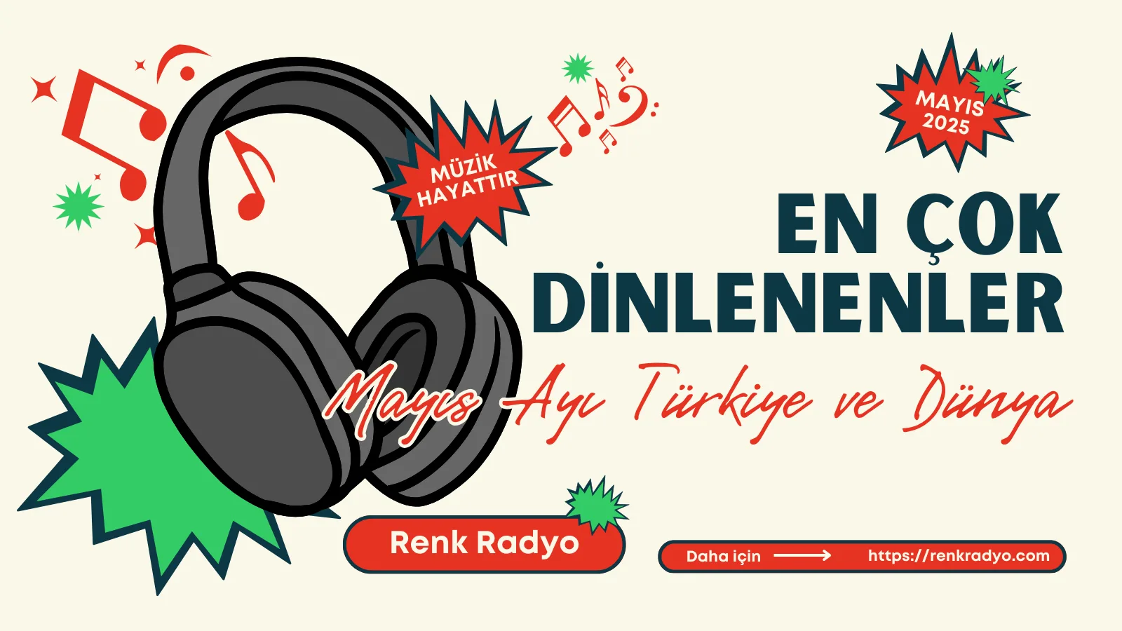 Mayıs 2025 En Çok Dinlenenler